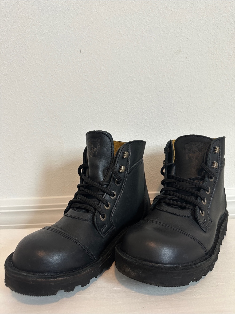 Jim Green Numzaan Black Leather Boots